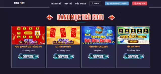 Shop Acc Free Fire Giá Rẻ